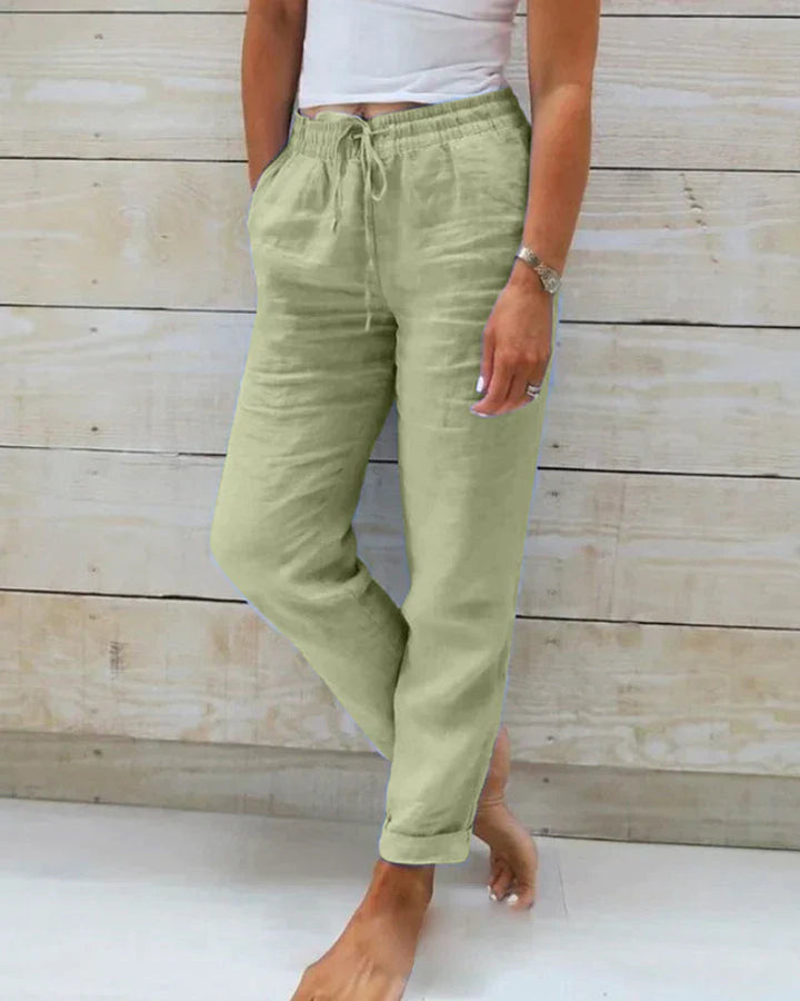 Marlene | Lässige Leinenhose