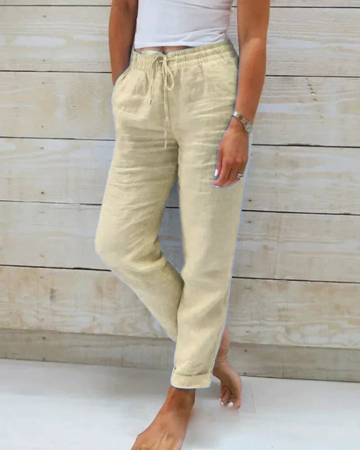 Marlene | Lässige Leinenhose