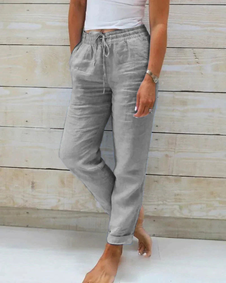 Marlene | Lässige Leinenhose