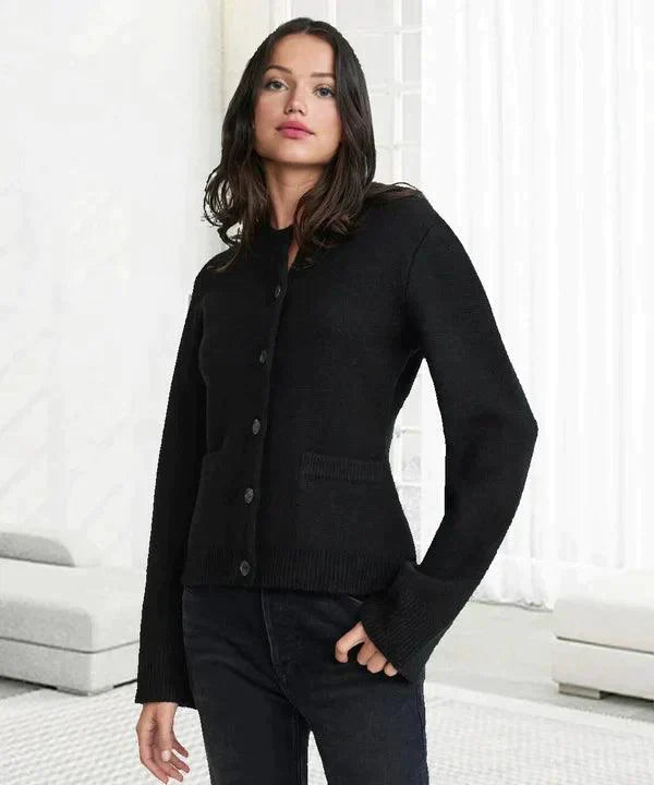 Martina | Warme Strickjacke aus Wollmischung