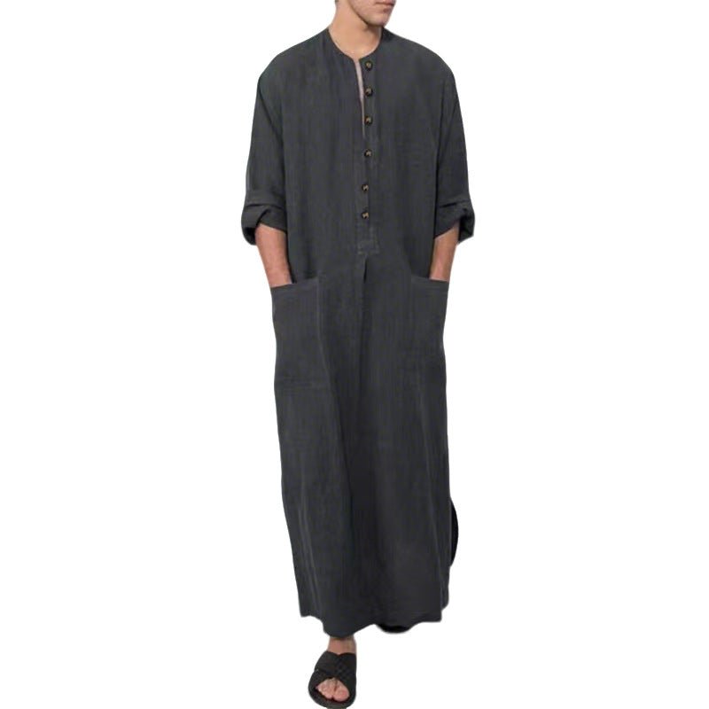 Mateo | Herren Luftiges Leinen Thobe Jubba
