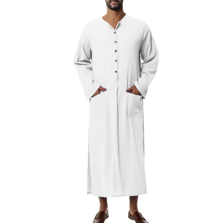 Mateo | Herren Luftiges Leinen Thobe Jubba