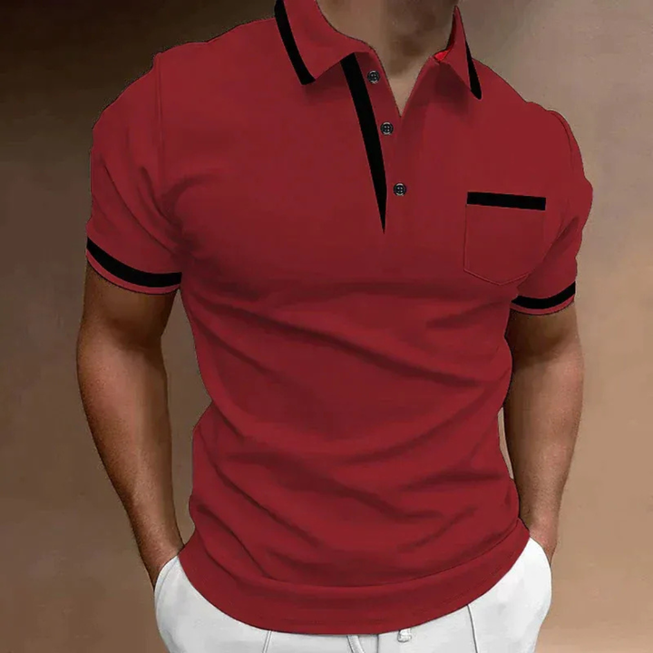 Mats | Herren Klassisches Freizeit Poloshirt