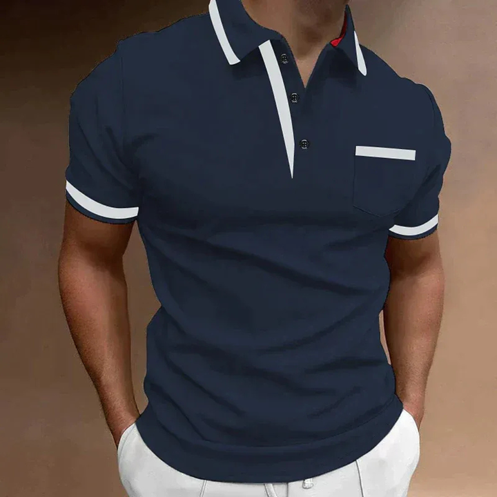 Mats | Herren Klassisches Freizeit Poloshirt