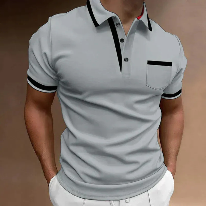 Mats | Herren Klassisches Freizeit Poloshirt