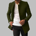 Matthias | Herren Slim-Fit Wollmantel mit Stehkragen