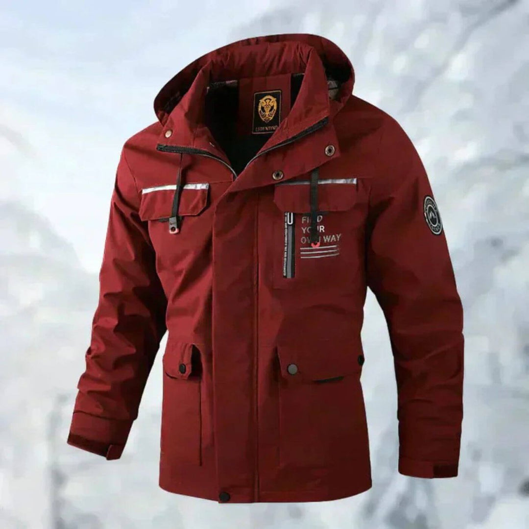 Maximilian | Herren Wasserdichte Outdoor-Steppjacke