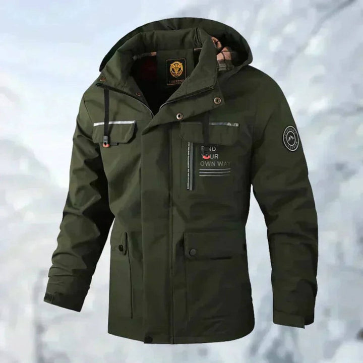 Maximilian | Herren Wasserdichte Outdoor-Steppjacke