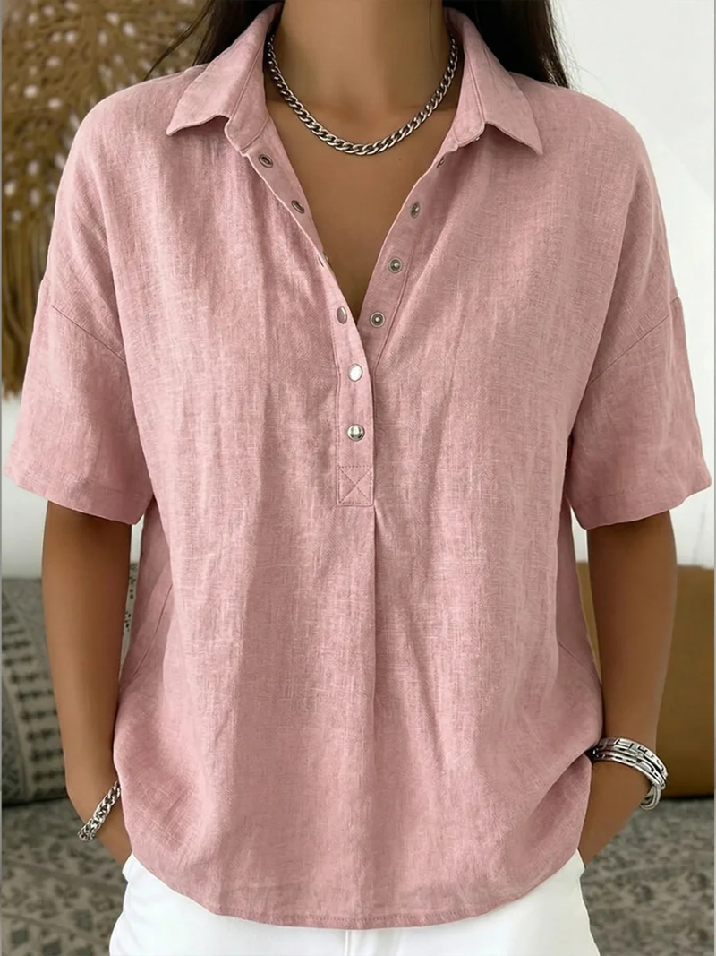Merle | Klassische Hemdkragen Bluse