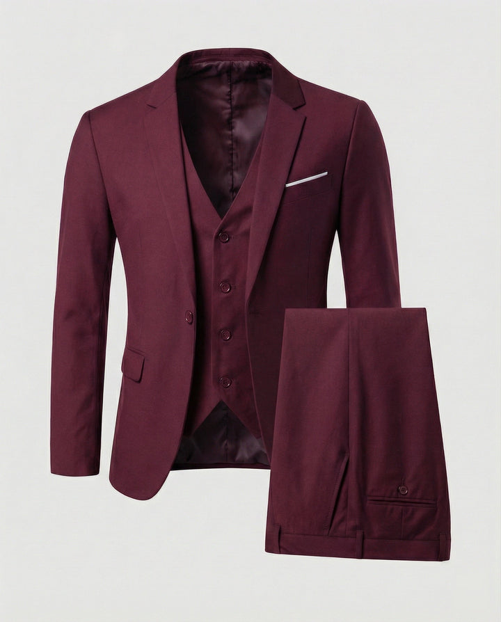 Michael | Herren Eleganter Slim-Fit Anzug