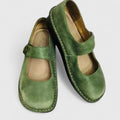 Mila | Damen Mary Jane Schuhe mit Klettverschluss