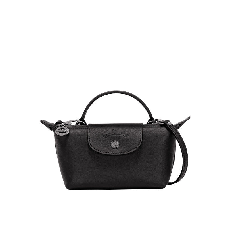 Mila | Damen Mini-Lederhandtasche mit Kurzem Henkel