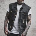 Milan | Herren Ärmellose Denim Weste