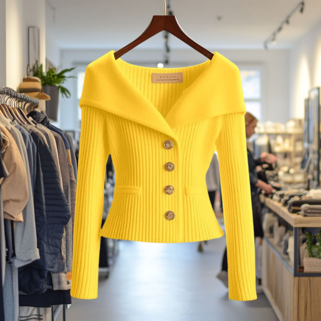 Nele | Feminine Wandelbare Strickjacke