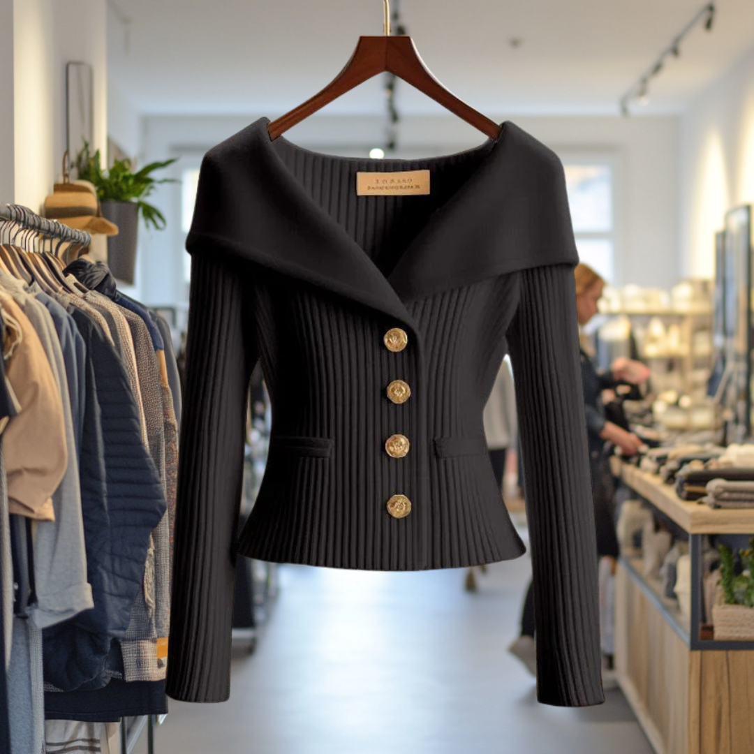 Nele | Feminine Wandelbare Strickjacke