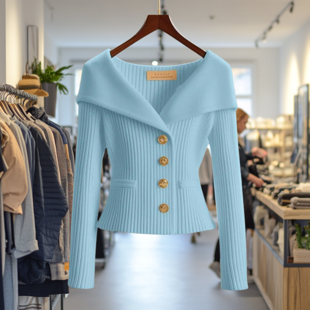 Nele | Feminine Wandelbare Strickjacke