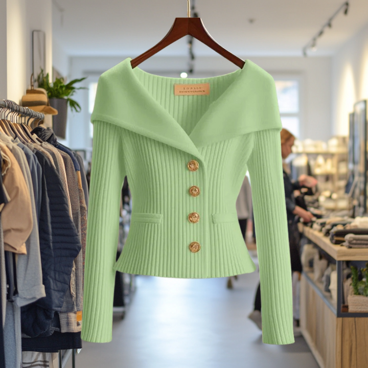 Nele | Feminine Wandelbare Strickjacke