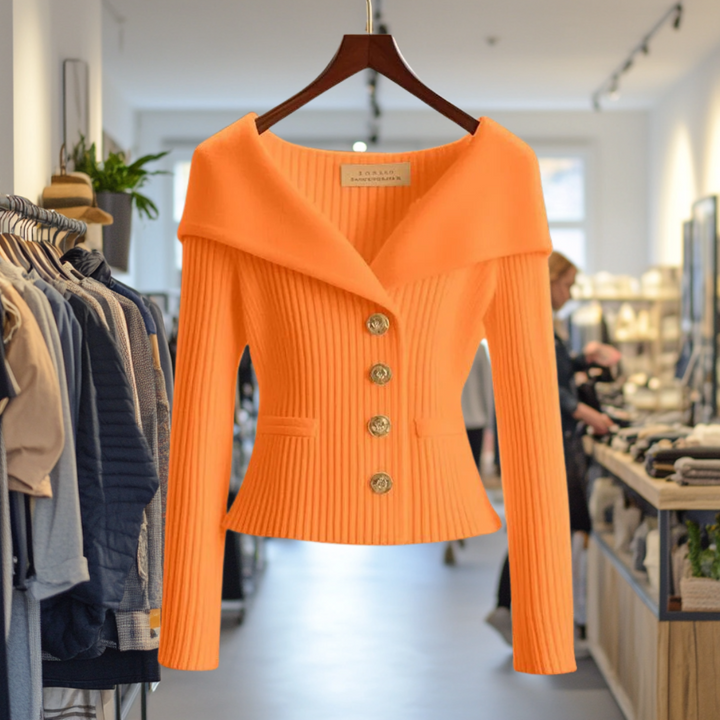Nele | Feminine Wandelbare Strickjacke