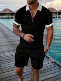 Nico | Herren Sommerliches Polo-Shorts-Set