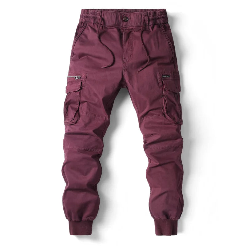 Niel | Herren Cargo Jogger Multi-Pocket Rippbündchen