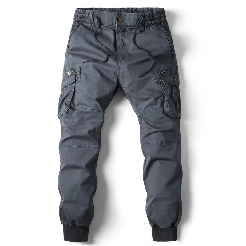 Niel | Herren Cargo Jogger Multi-Pocket Rippbündchen
