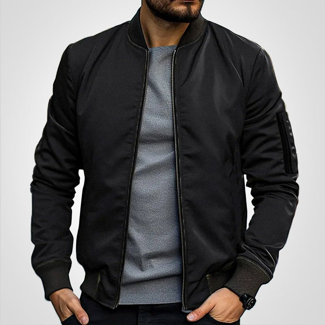 Niklas | Herren Klassische Bomber Übergangsjacke
