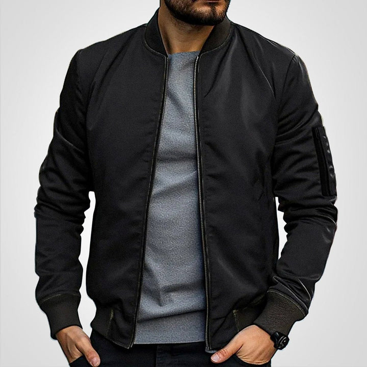Niklas | Herren Klassische Bomber Übergangsjacke