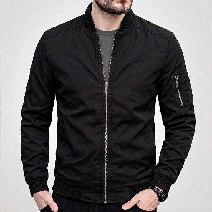 Niklas | Herren Klassische Bomber Übergangsjacke