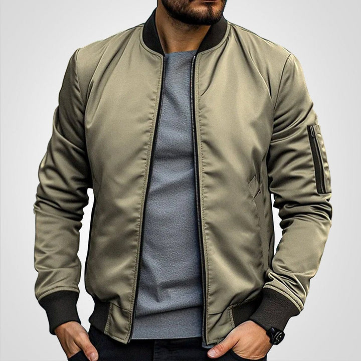 Niklas | Herren Klassische Bomber Übergangsjacke