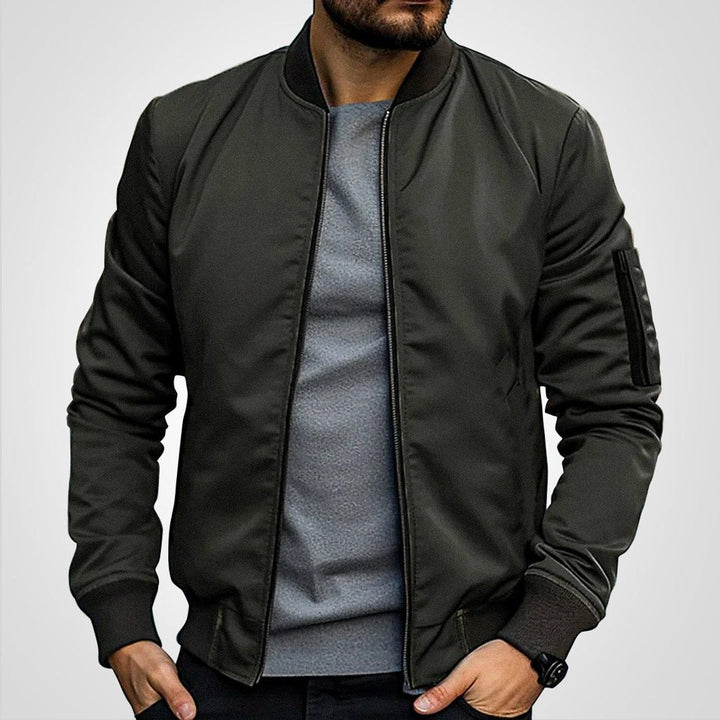 Niklas | Herren Klassische Bomber Übergangsjacke