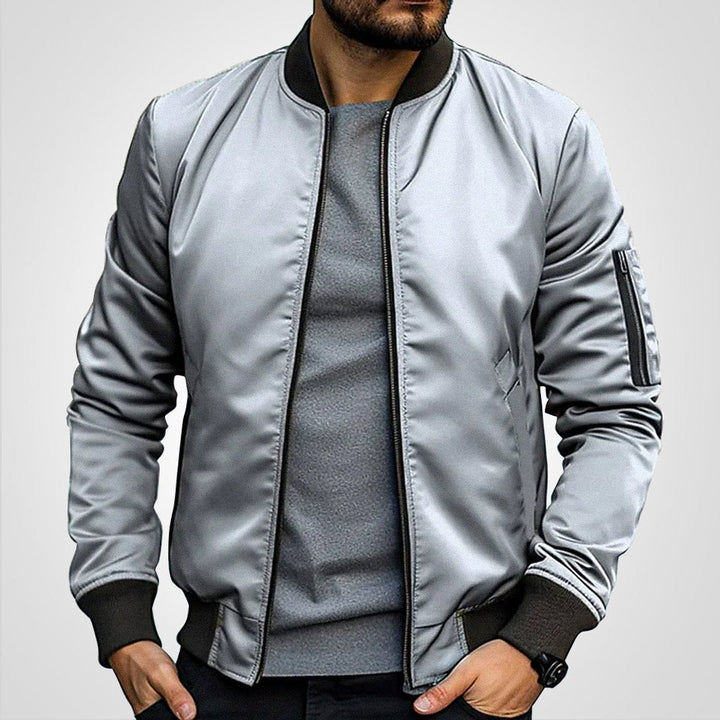 Niklas | Herren Klassische Bomber Übergangsjacke