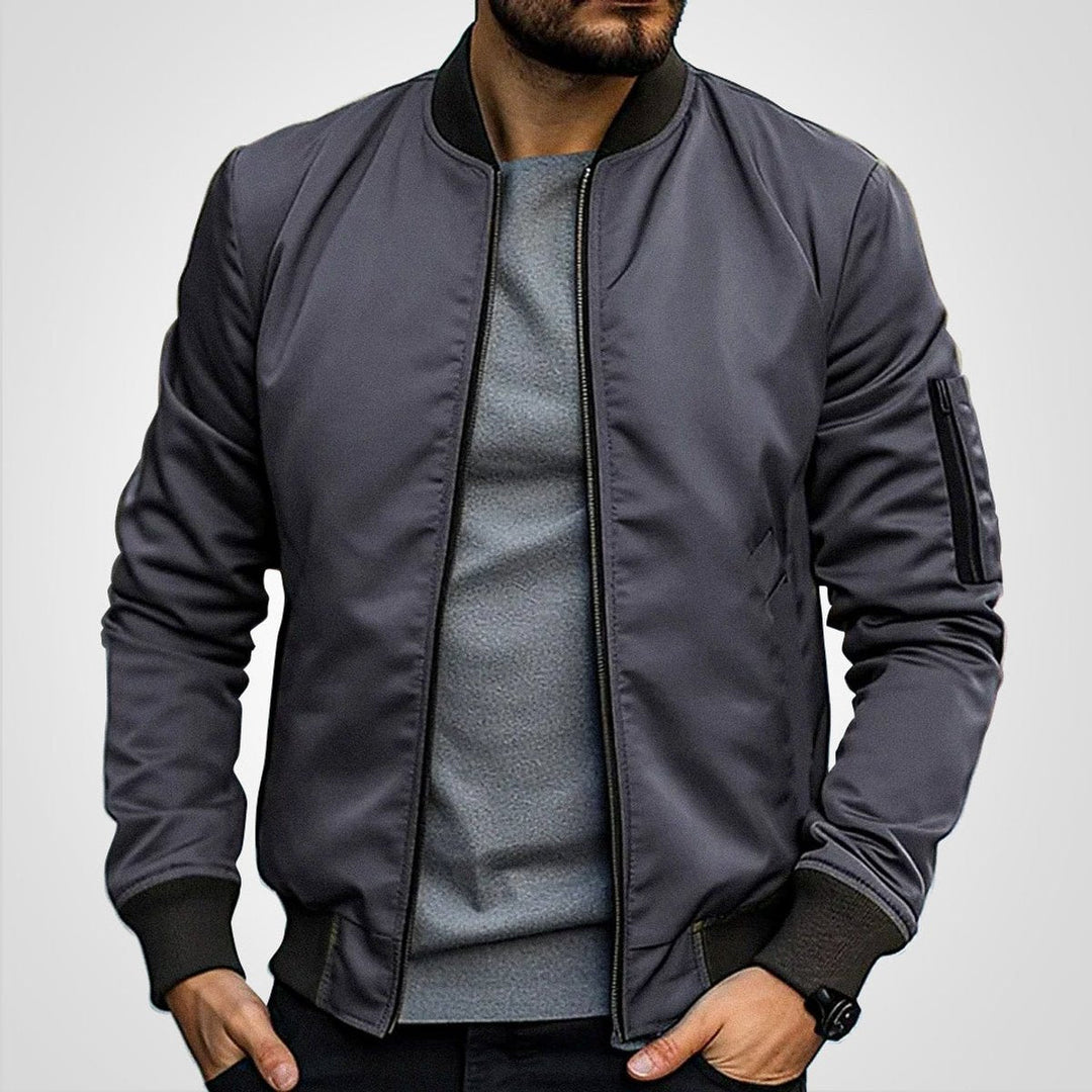 Niklas | Herren Klassische Bomber Übergangsjacke