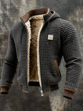 Niklas | Herren Steppjacke Fleecefutter Kapuze