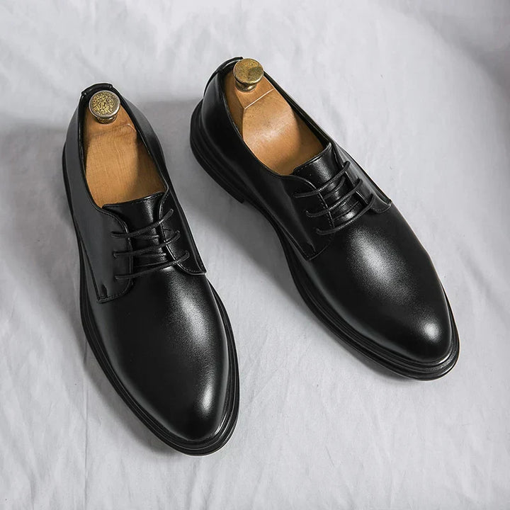 Oliver | Herren Glänzende Schnür Derby Schuhe