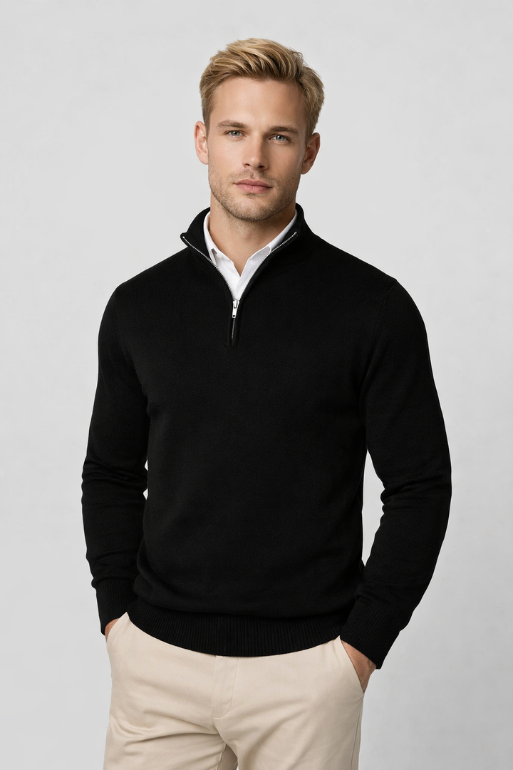 Oliver | Herren Halbzip Strickpullover