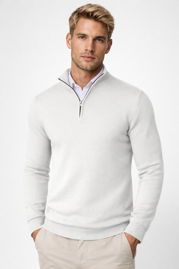 Oliver | Herren Halbzip Strickpullover