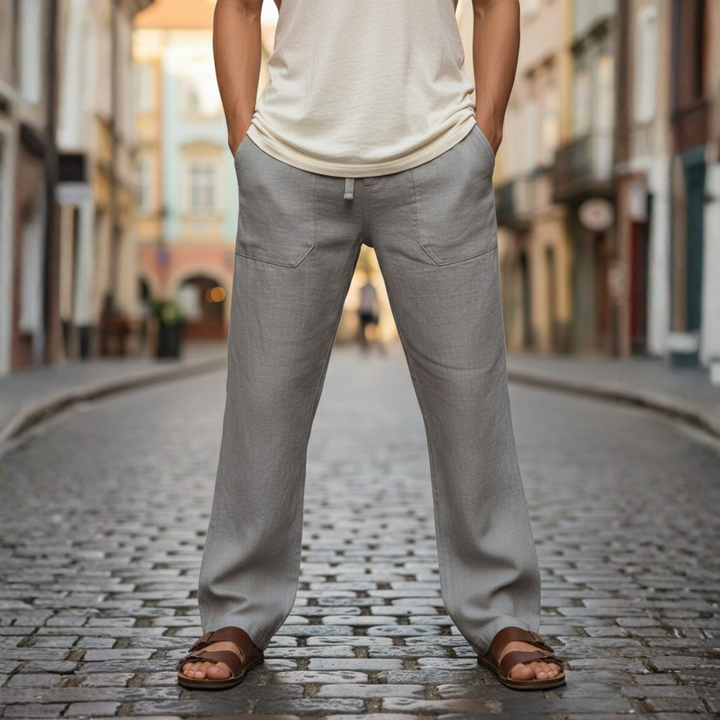Orsino | Herren Weite Schlupfhose mit Kordelzug