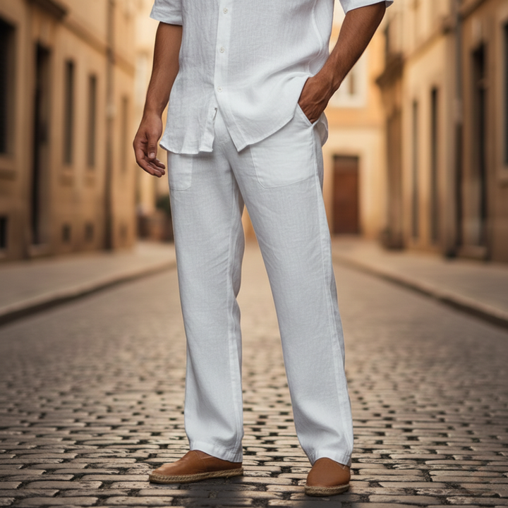 Orsino | Herren Weite Schlupfhose mit Kordelzug
