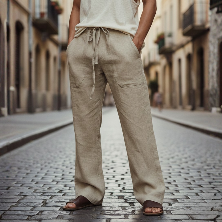 Orsino | Herren Weite Schlupfhose mit Kordelzug