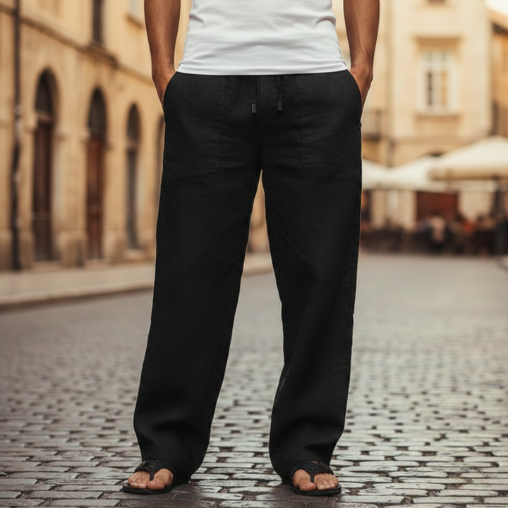 Orsino | Herren Weite Schlupfhose mit Kordelzug