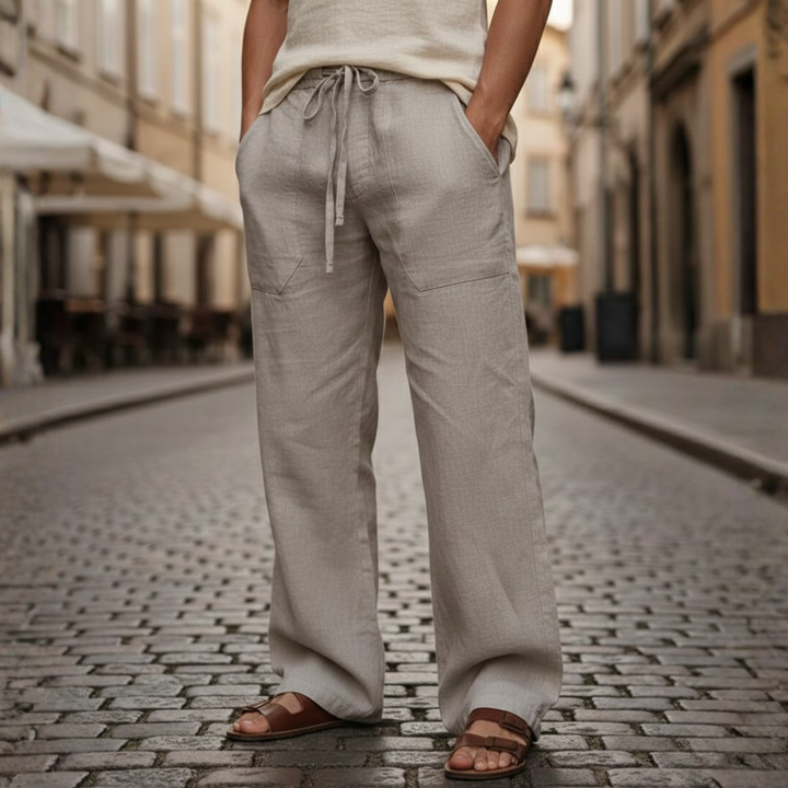 Orsino | Herren Weite Schlupfhose mit Kordelzug