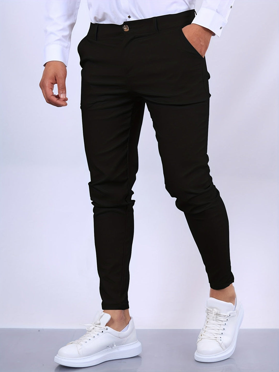 Penn | Herren Slim Fit Chinohose mit Stretch
