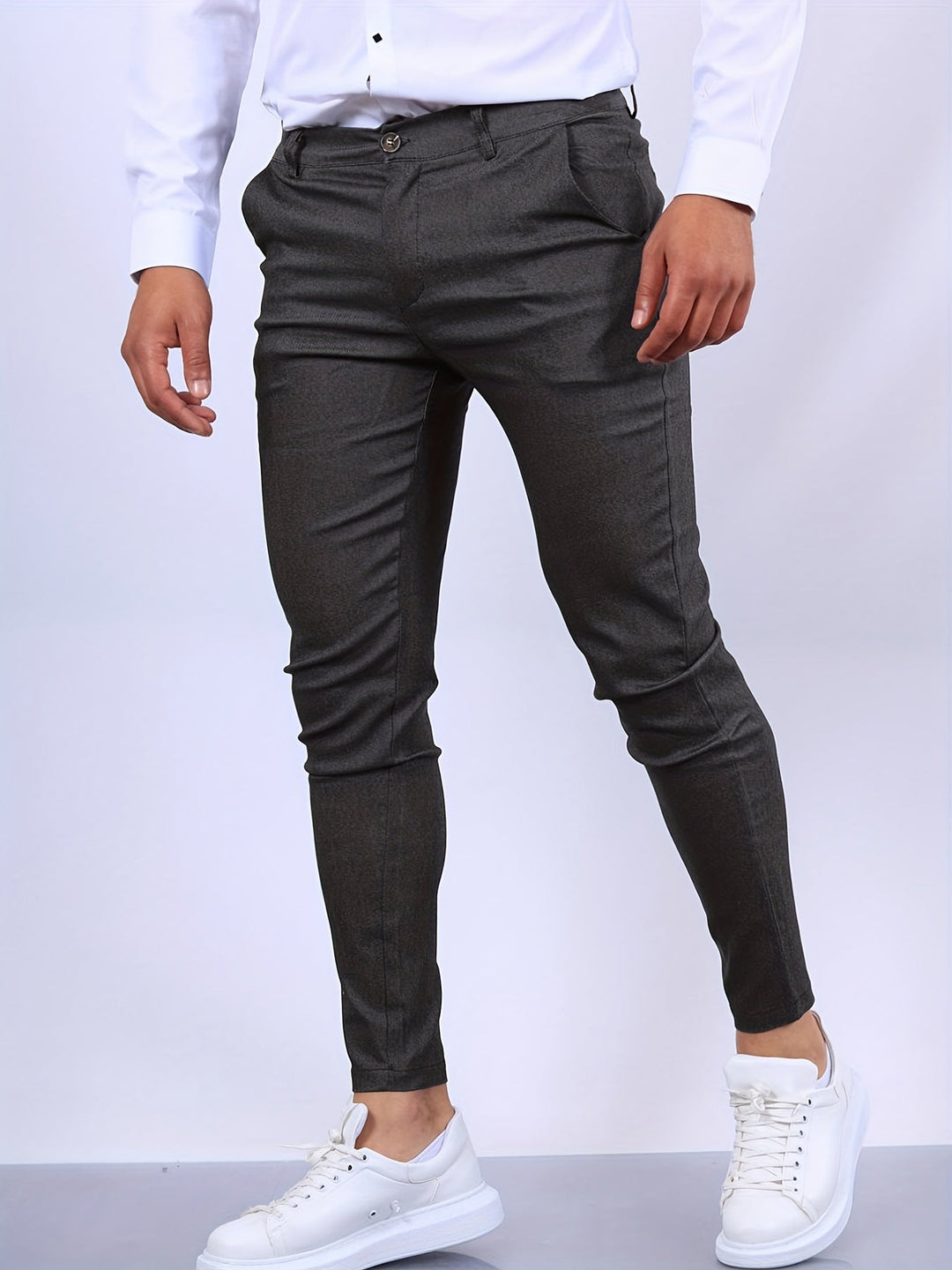 Penn | Herren Slim Fit Chinohose mit Stretch