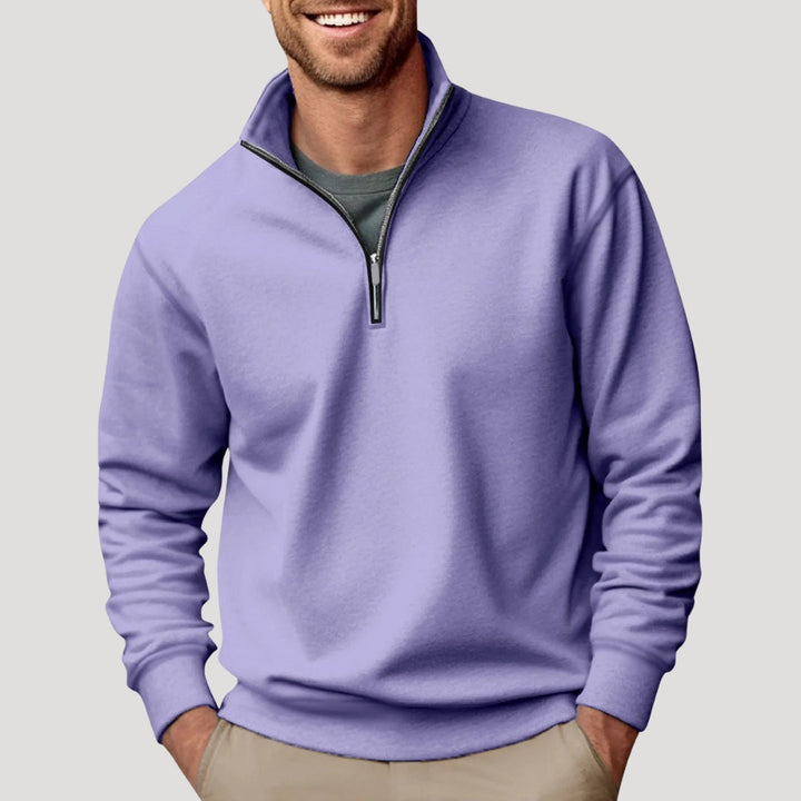 Philipp | Herren Klassischer Viertelzip Pullover