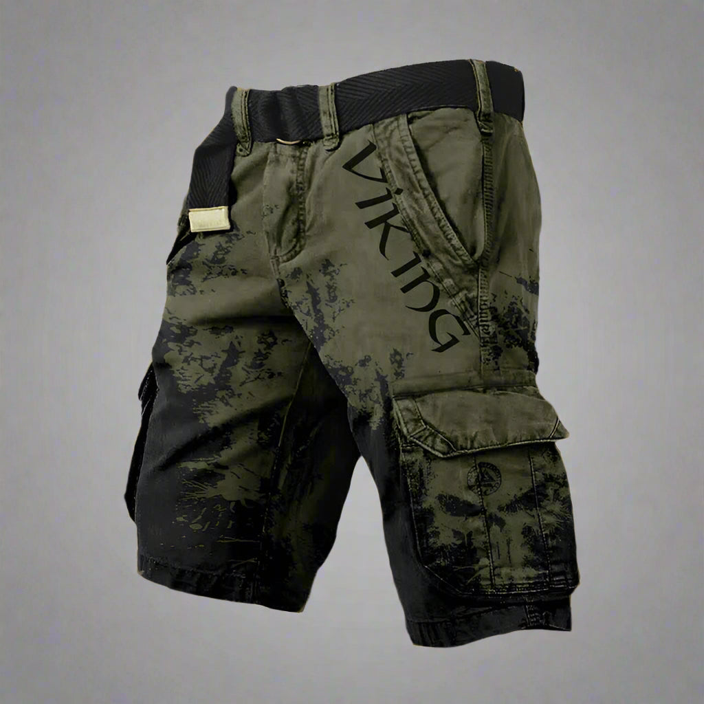Ragnar | Herren Statement Print Street Cargo Shorts