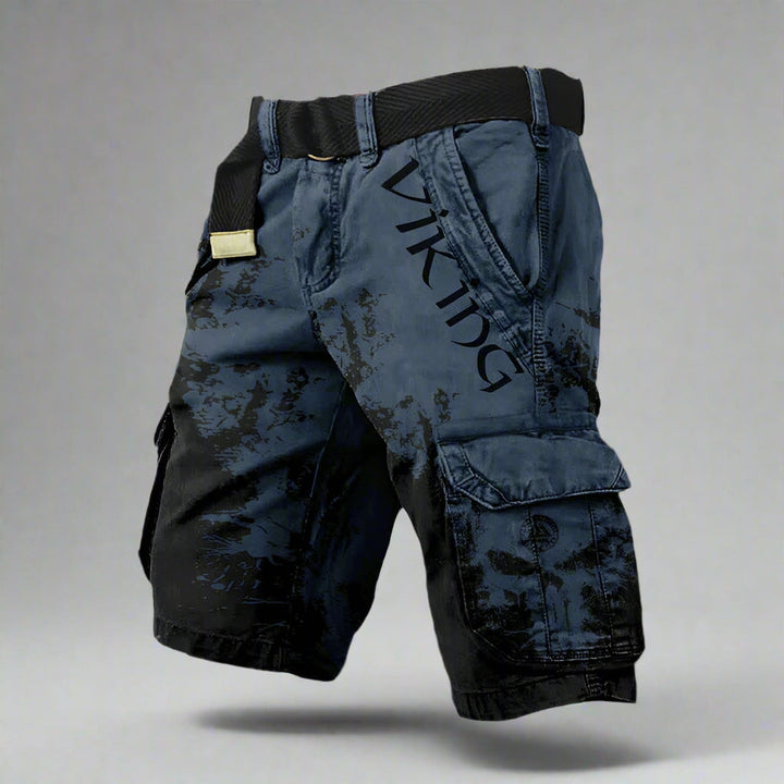 Ragnar | Herren Statement Print Street Cargo Shorts