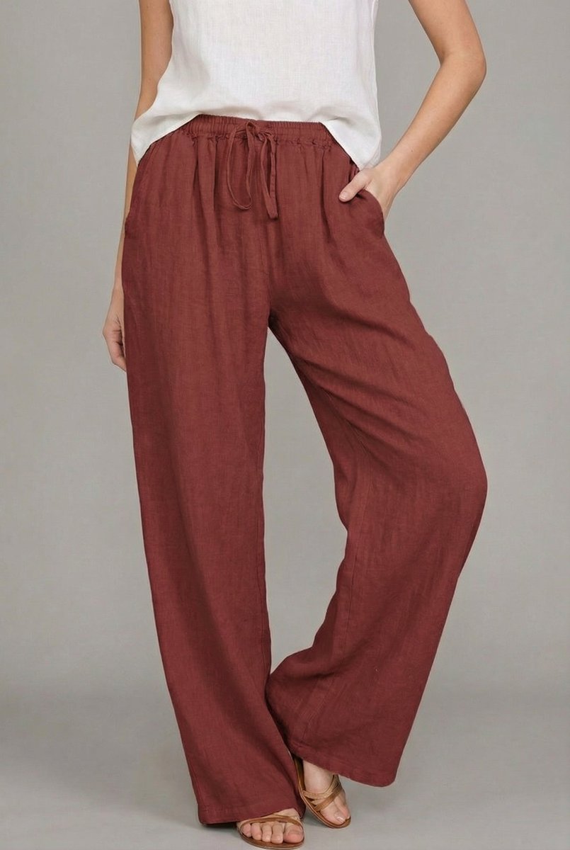 Ragnhild | Weite Hose mit Kordelzugbund