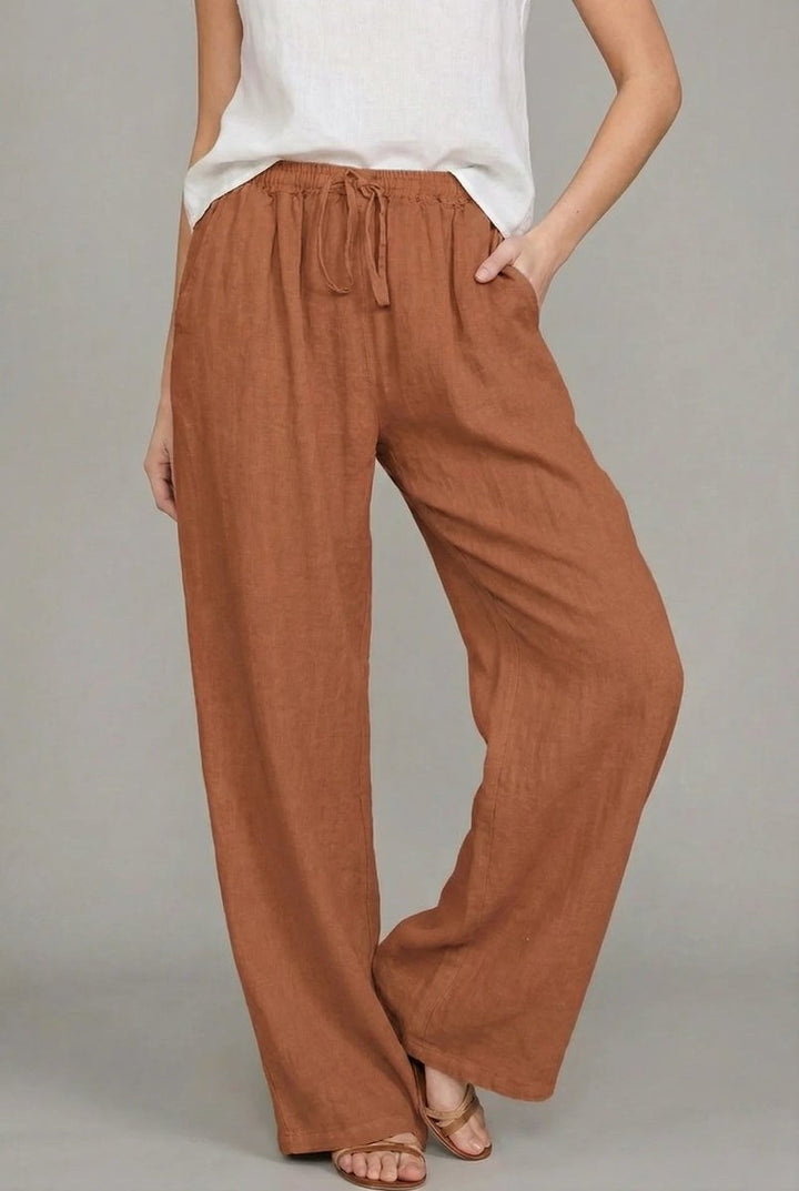 Ragnhild | Weite Hose mit Kordelzugbund