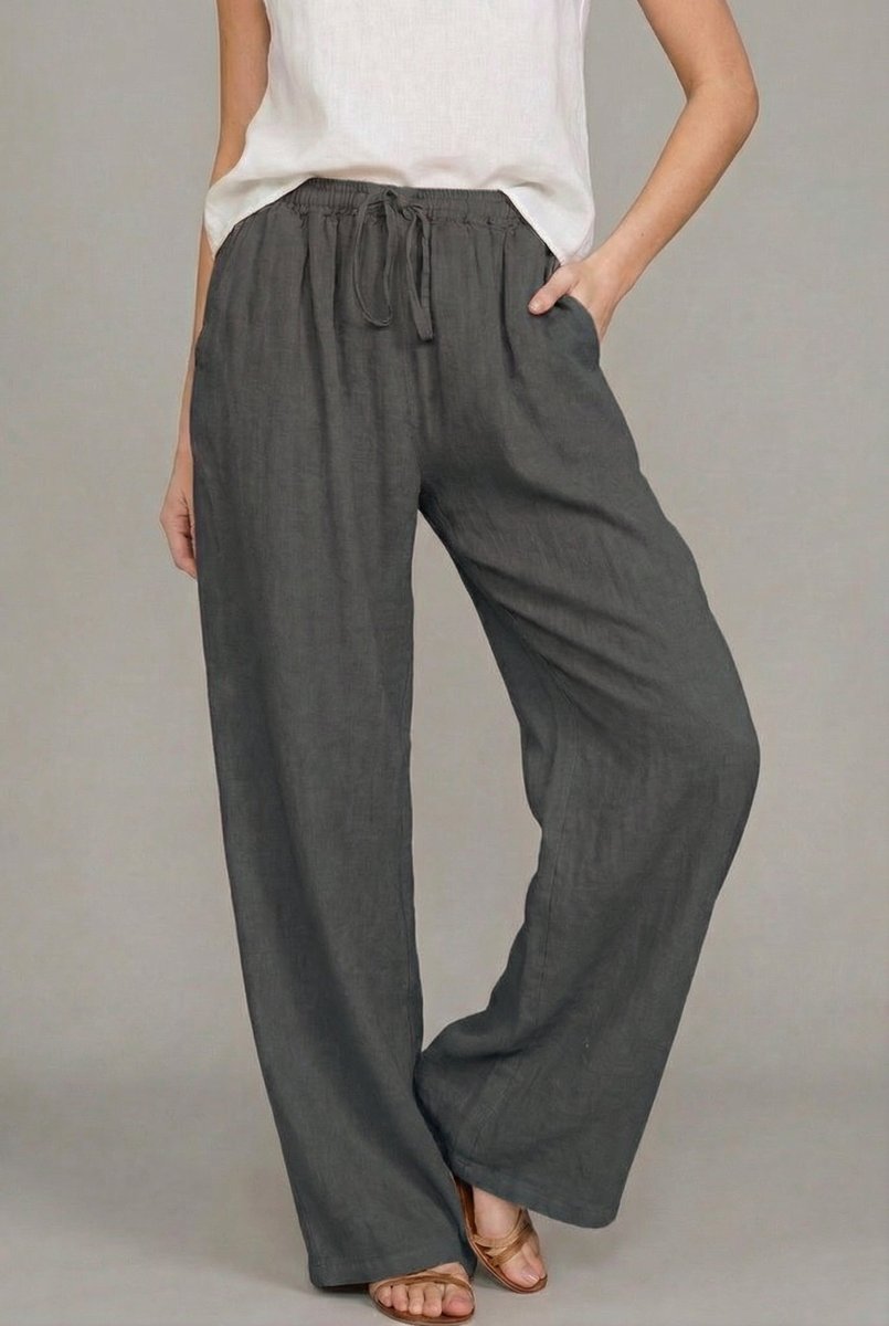 Ragnhild | Weite Hose mit Kordelzugbund