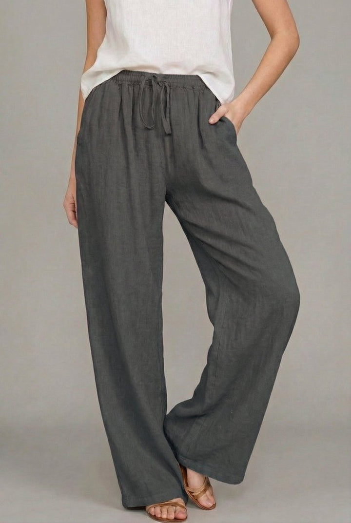 Ragnhild | Weite Hose mit Kordelzugbund